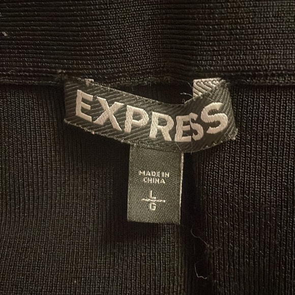 Express black and tan pencil skirt. Size L - Picture 3 of 4